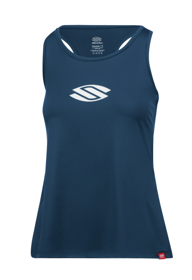 Selkirk Women's Essentials Pickleball Tank Top- Navy Blue (Large)