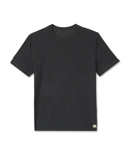 Vuori Men's Strato Tech Tee- Charcoal Heather