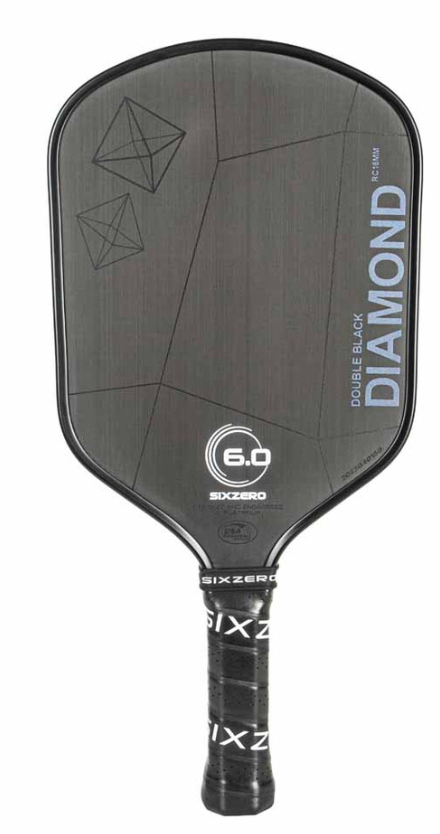 Six Zero Double Black Diamond Pickleball Paddle - 16mm