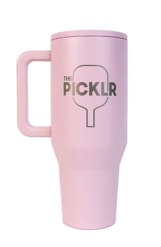 HydroJug Traveler Mug 40 oz - Pink Sand
