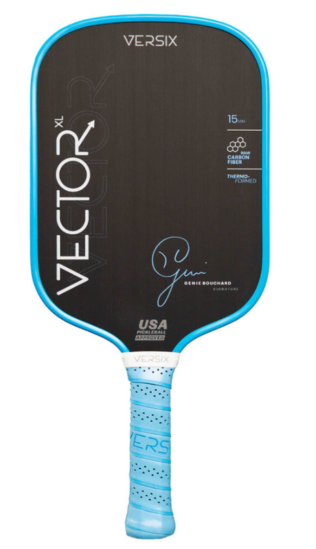 Versix Vector XL Genie Bouchard Signature Pickleball Paddle - Blue