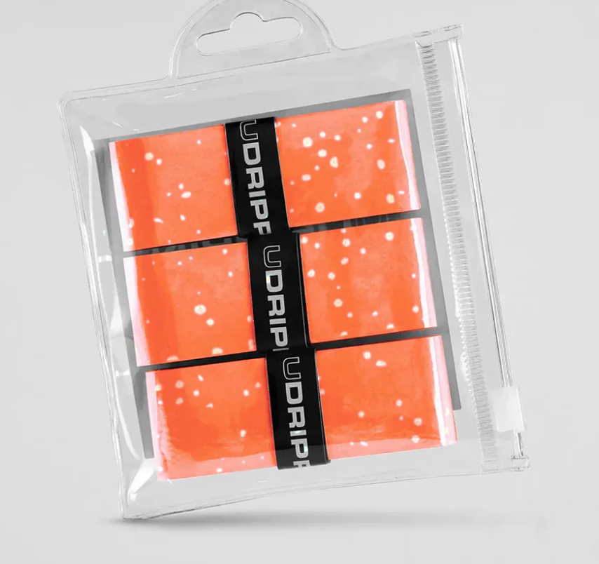 Orlando Squeeze X UDRIPPIN Custom Overgrips- Orange